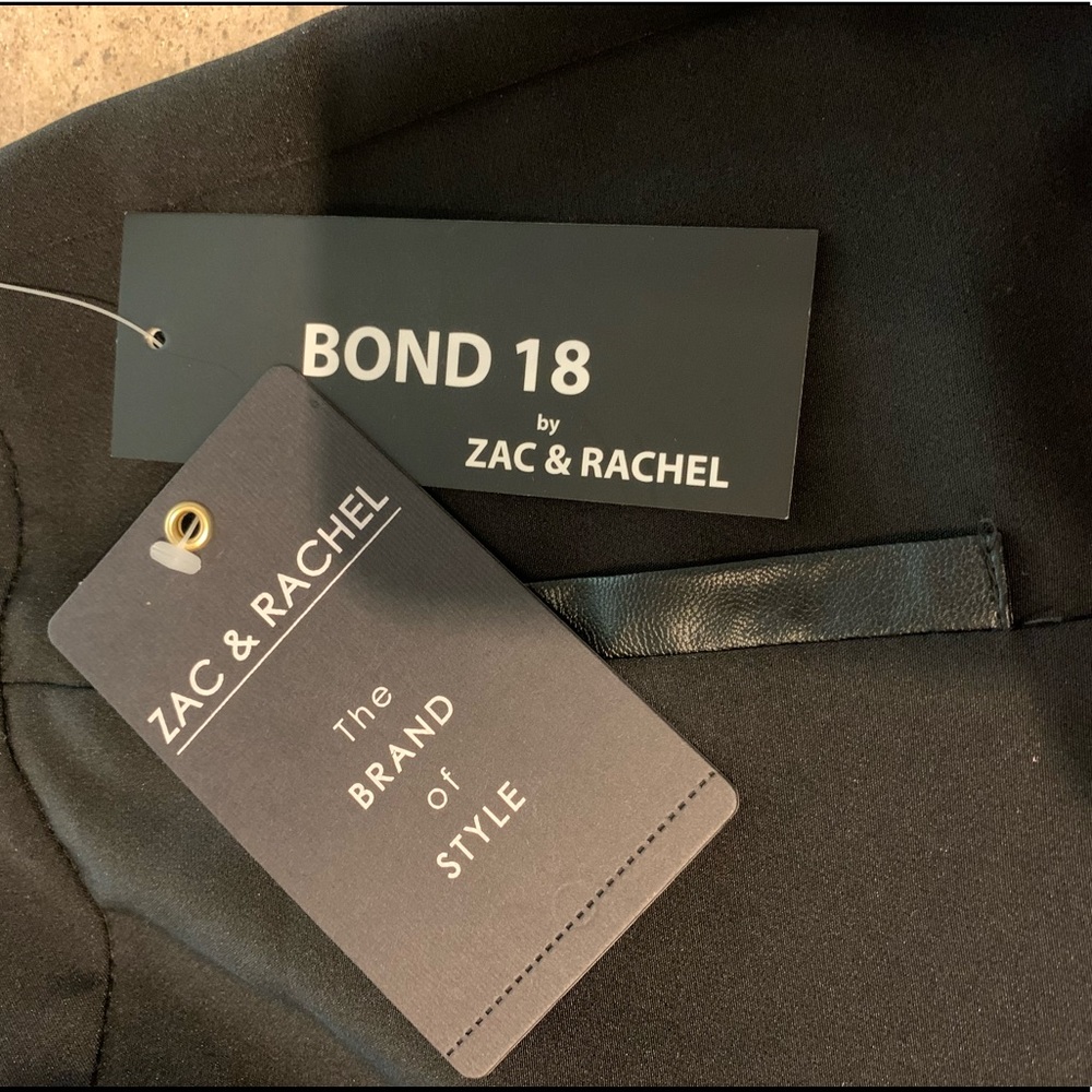 NWT Zac & Rachel Bond 18 Black Ankle Pants - Picture 11 of 11
